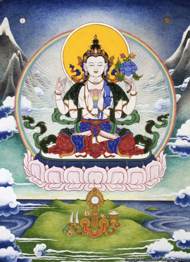 Avalokiteshvara Fonte: pureview.co.nz